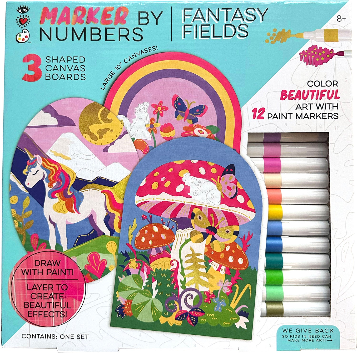 iHeartArt Marker by Numbers Fantasy Fields - Saltire Games