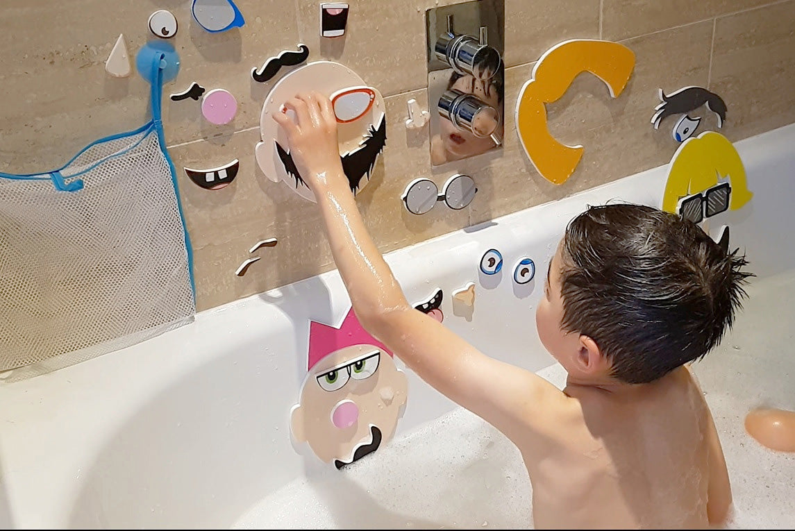 Bath Time Stickers - Silly Faces - Saltire Games