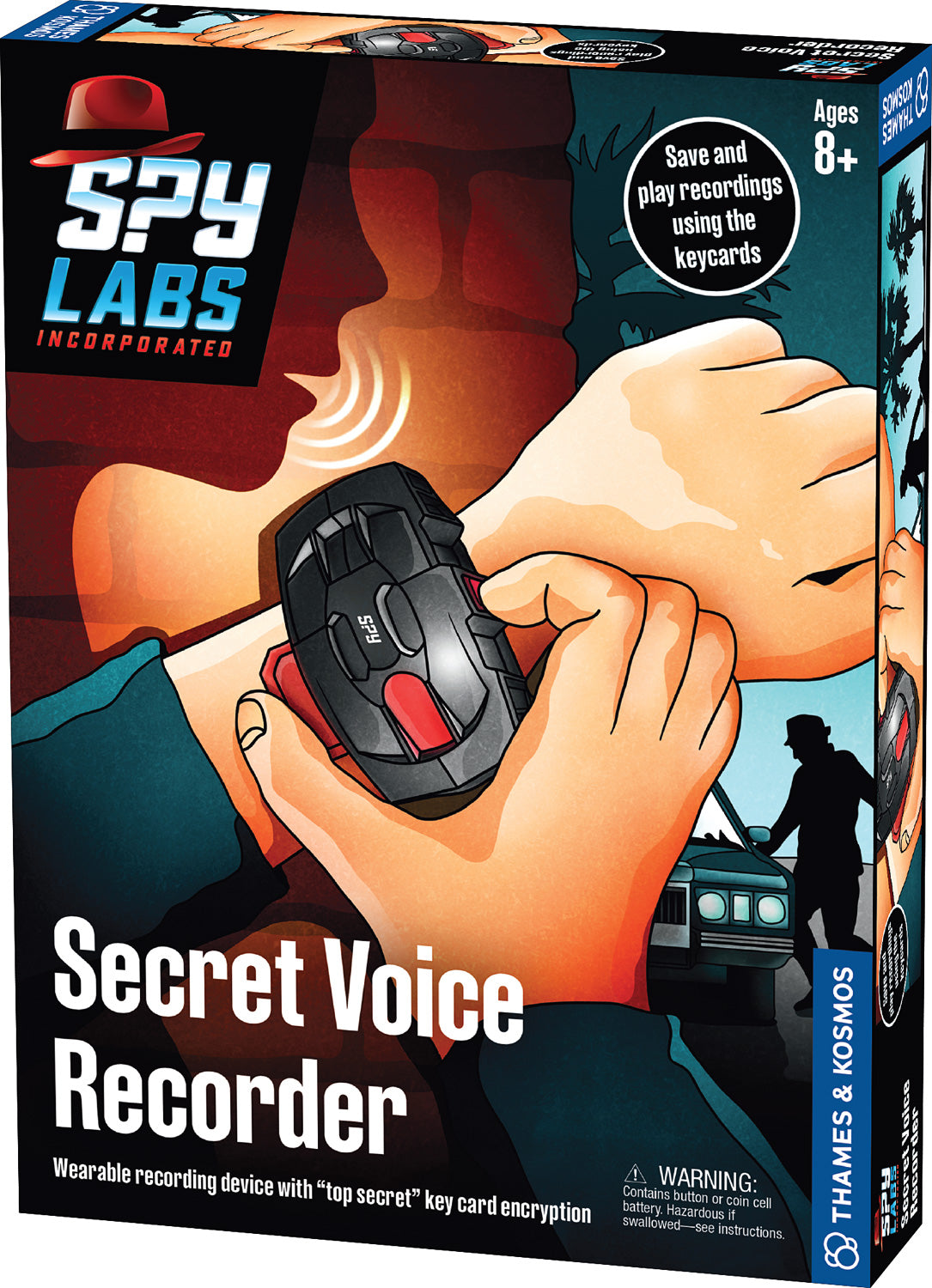 Spy Labs Secret Voice Recorder - Saltire Games