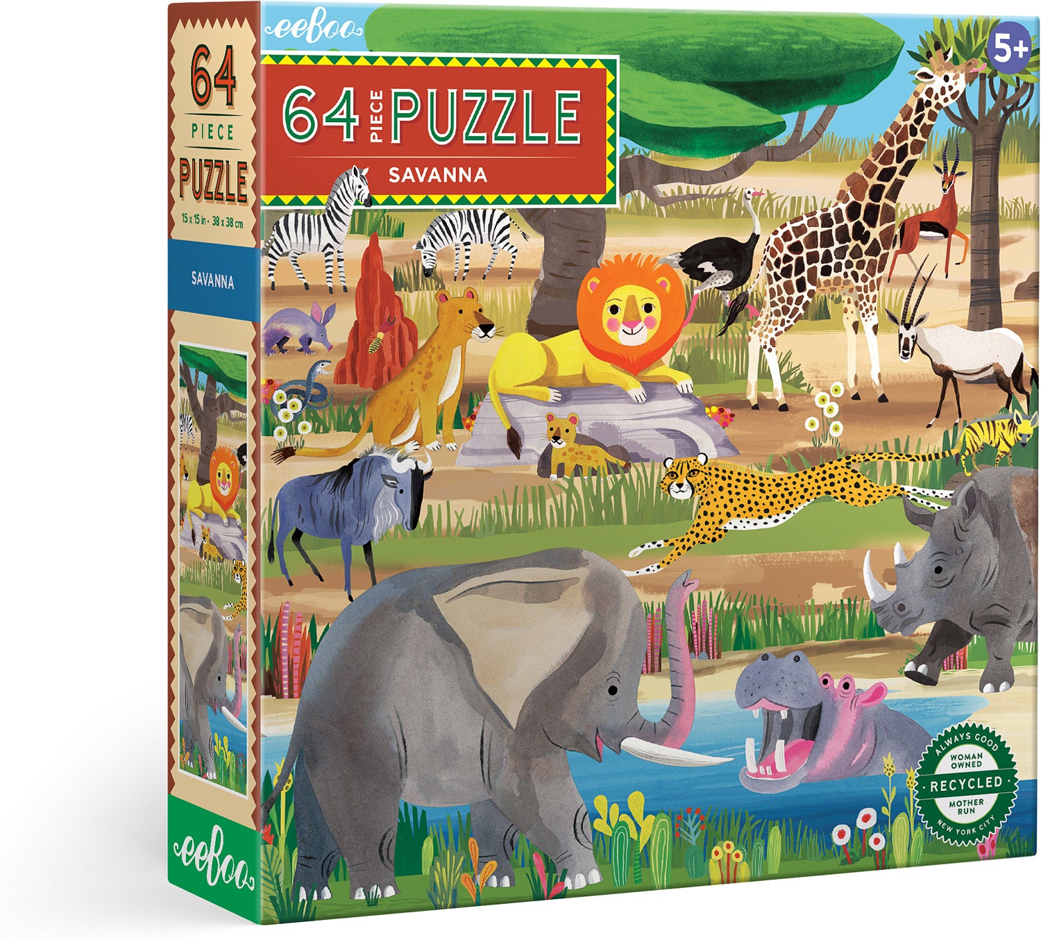 Savanna - 64 Piece Puzzle - Saltire Games