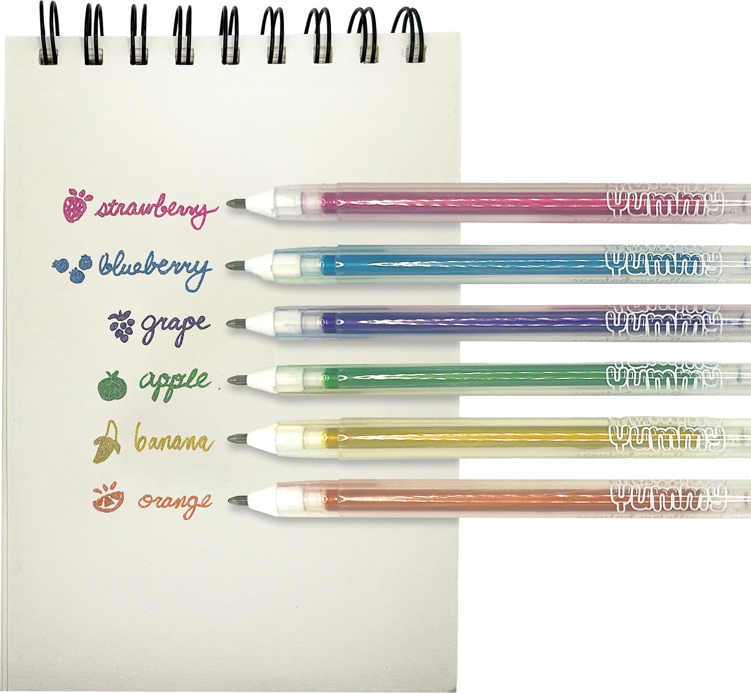 Yummy Yummy: Scented Gel Pens - Metalic - Saltire Games