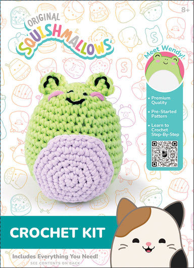 Squishmallow Crochet Kit Wendy the Green Frog - Saltire Games