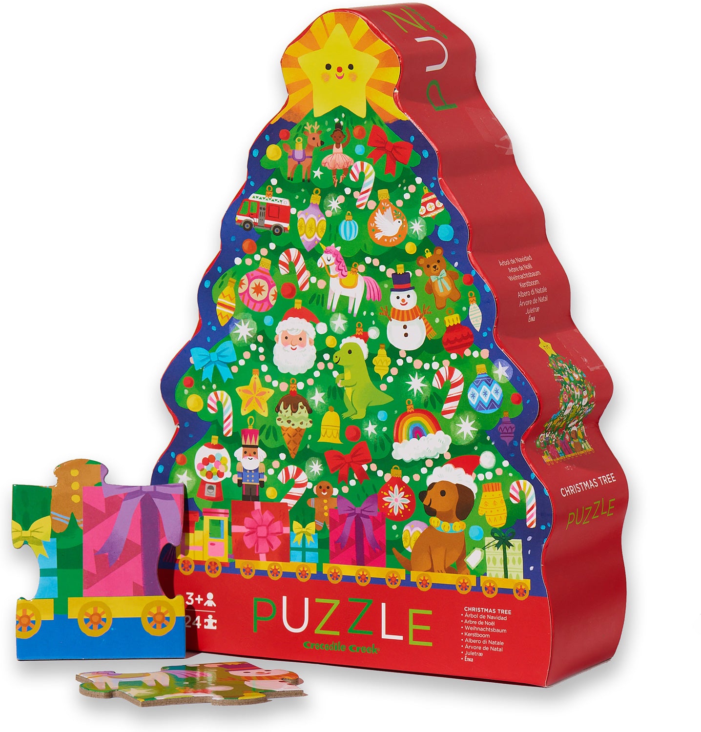 24 Pc Puzzle - Christmas Tree - Saltire Games