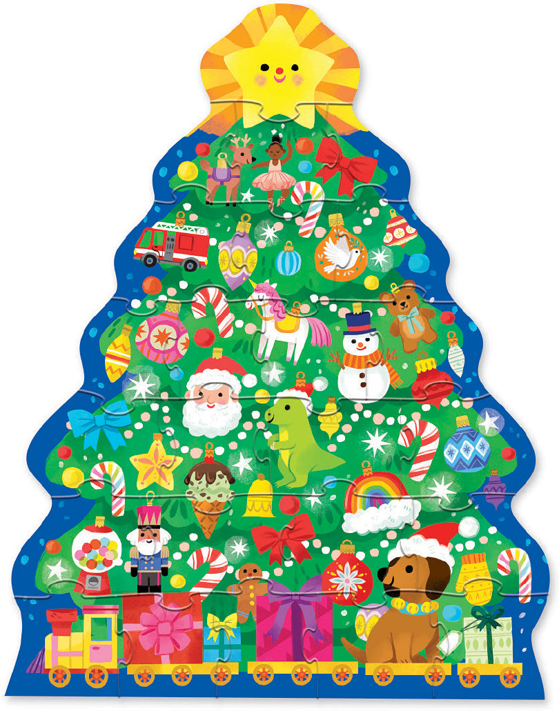 24 Pc Puzzle - Christmas Tree - Saltire Games