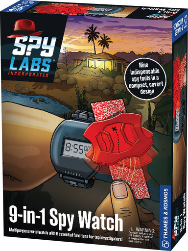 Spy Labs: 9-in-1 Spy Watch - Saltire Games