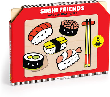 Sushi Friends Wooden Tray Puzzle - Saltire Games