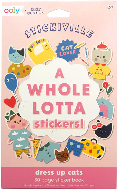 Stickiville Stickers X Suzy Ultman Dress Up Cats - Saltire Games