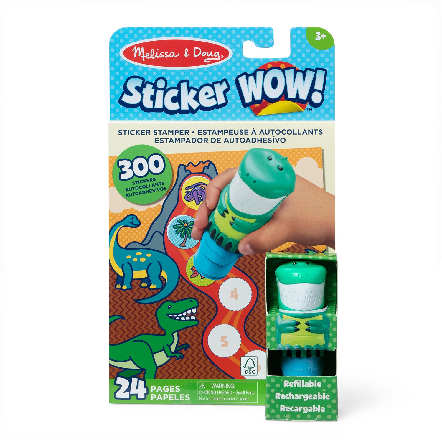 Sticker WOW! Activity pad Set - Dinosaur - Saltire Games