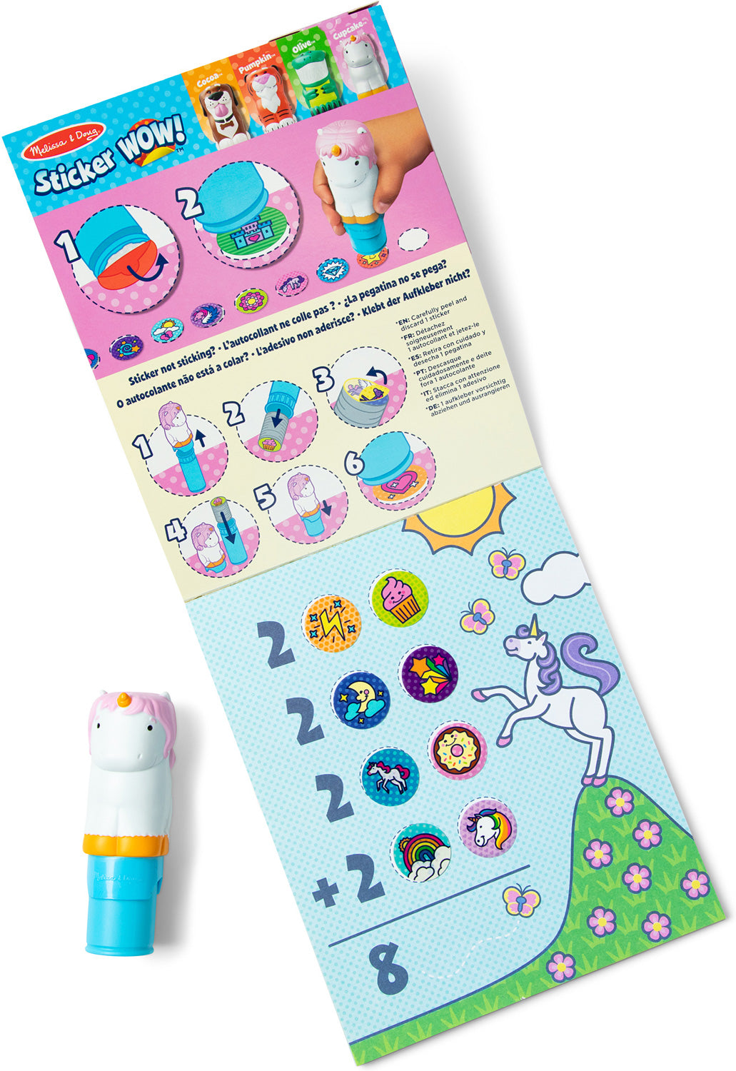 Sticker WOW! Actvity Pad Set - Unicorn - Saltire Games