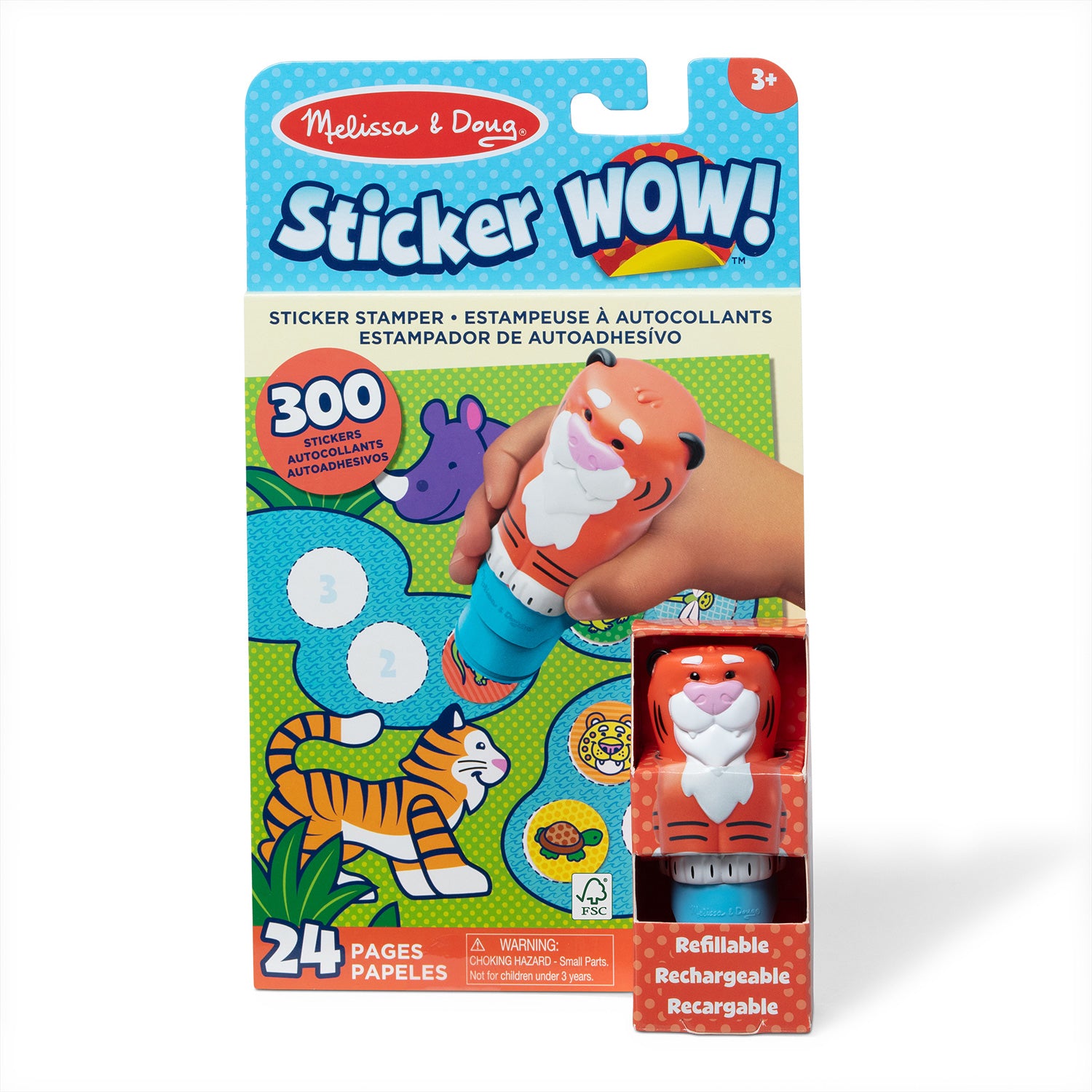 Sticker WOW! Activity Play Set - Tiger - Saltire Games