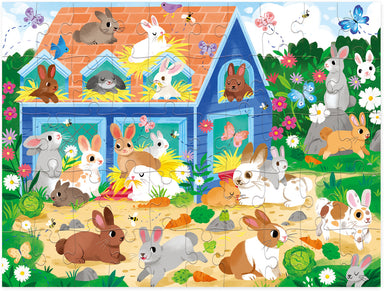 Bunny House 50 Piece Puzzle - Saltire Games