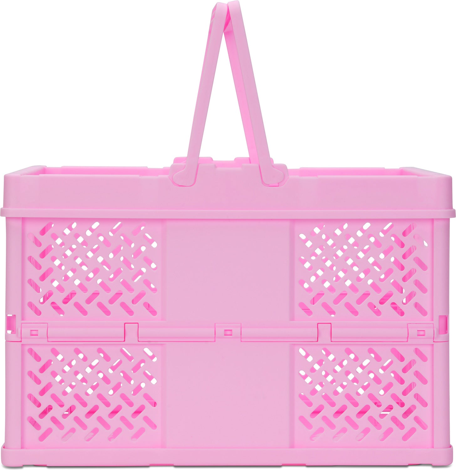 Large Pink Foldable Storage Crate - Saltire Games