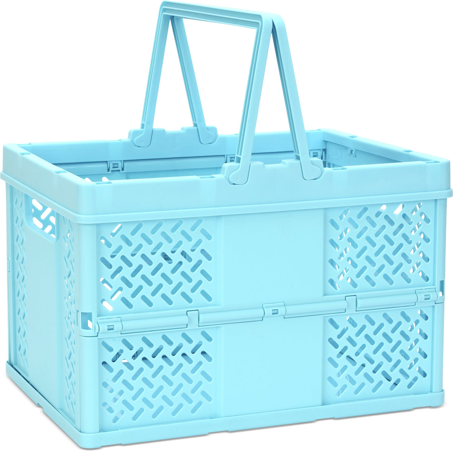 Large Blue Foldable Storage Crate - Saltire Games