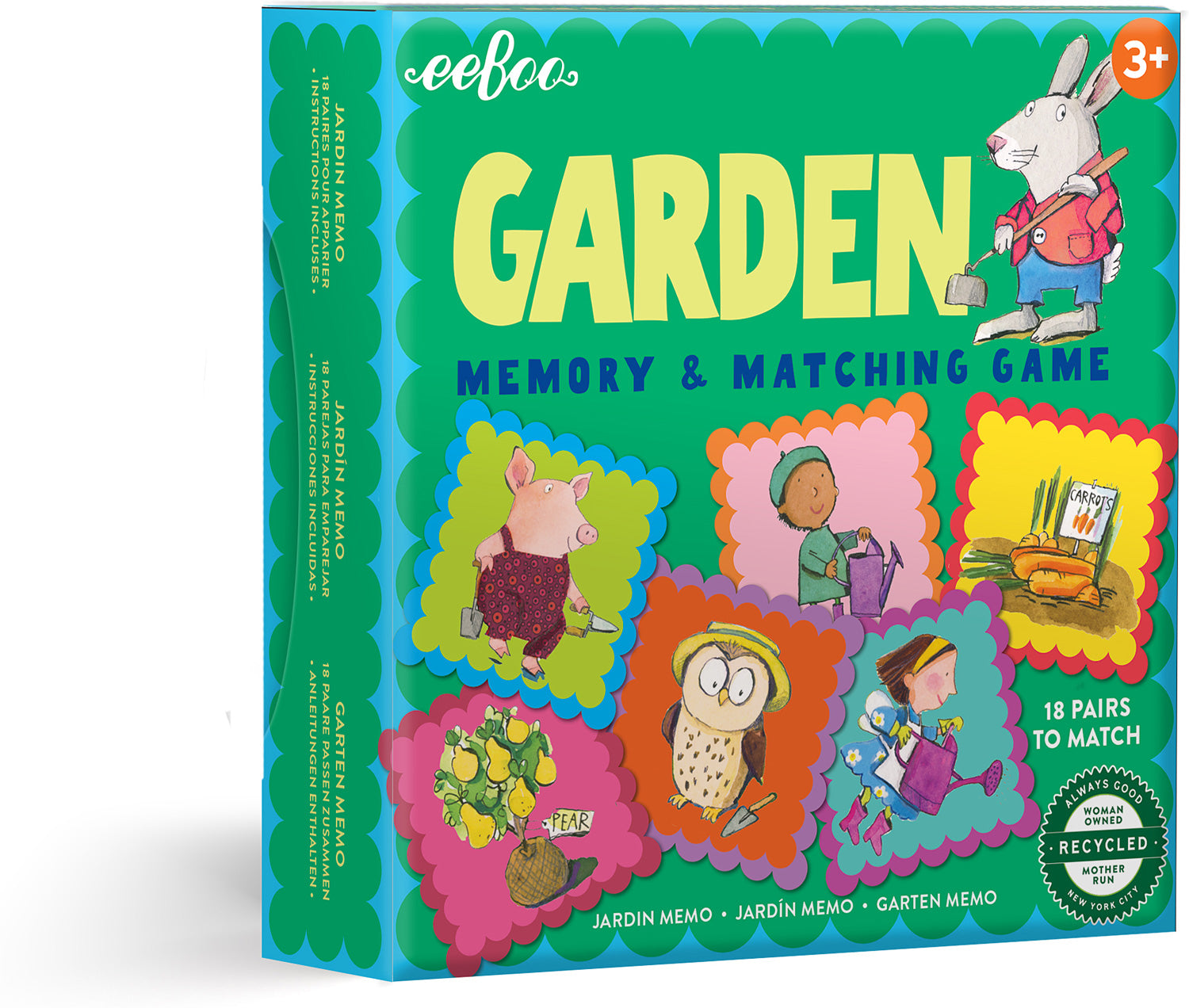 Garden Little Square Memory Game - Saltire Games