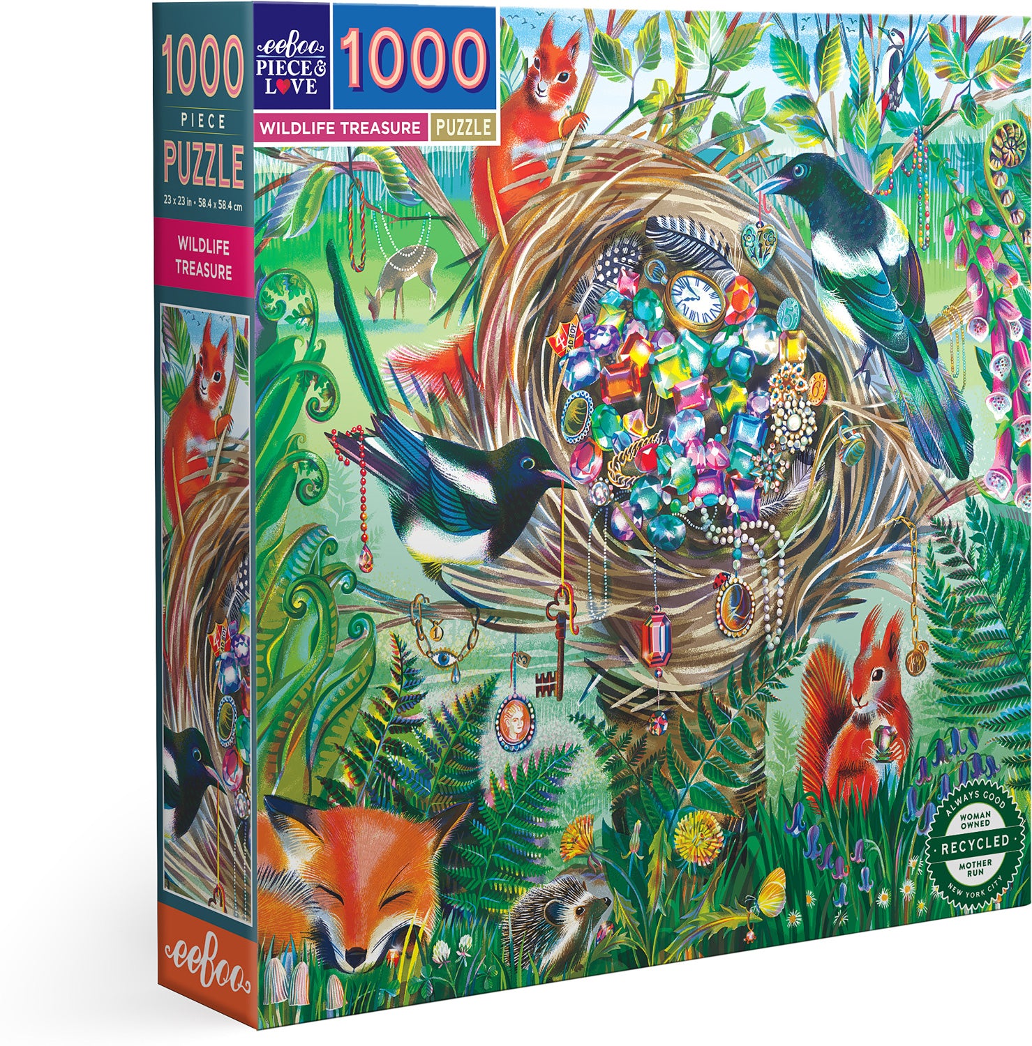 1000 Piece Puzzle Wildlife Treasure - Saltire Games