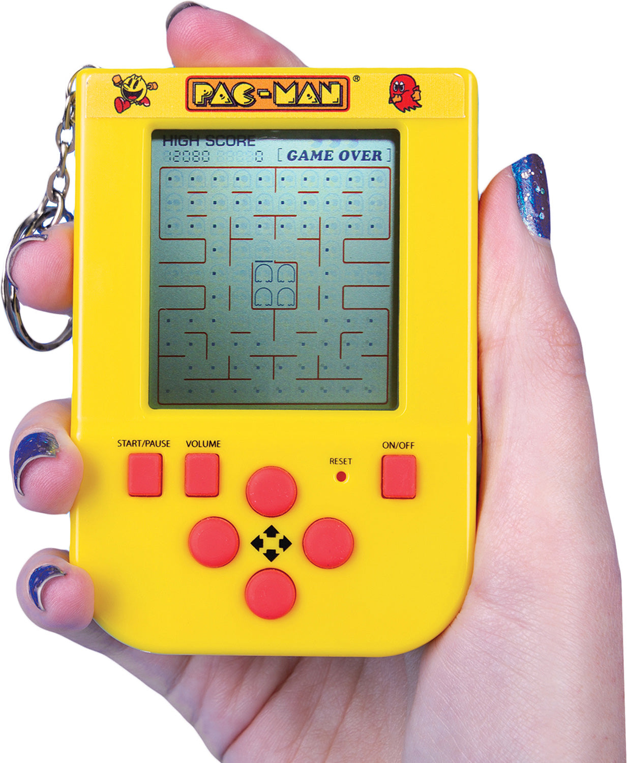 Pac-Man Keyring Arcade Game - Saltire Games