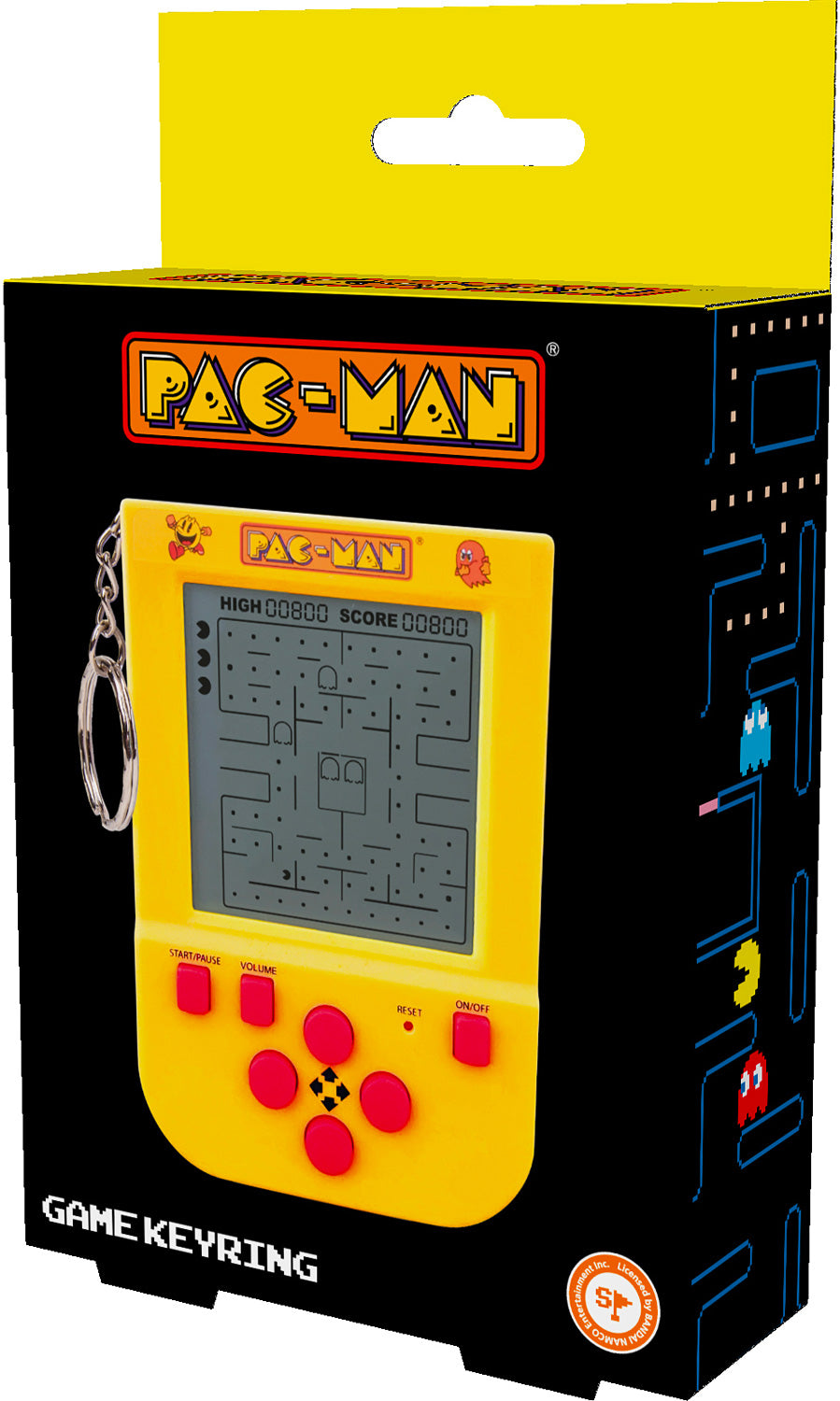 Pac-Man Keyring Arcade Game - Saltire Games