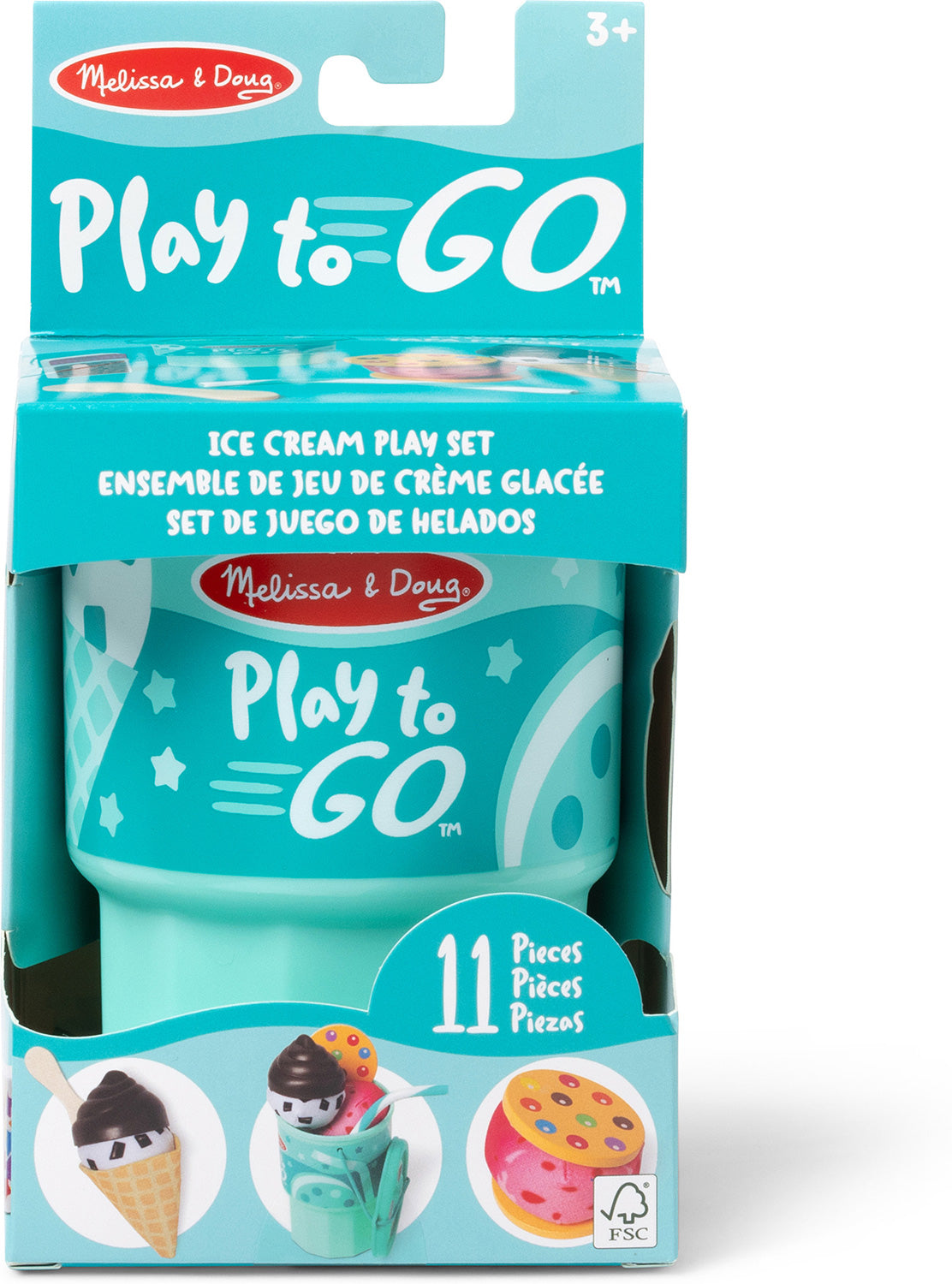 Play-to-Go Ice Cream Play Set - Saltire Games