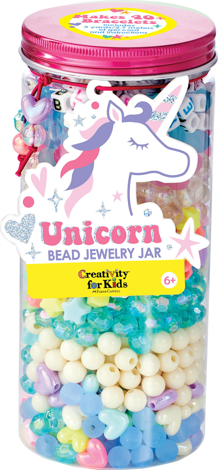 Bead Jewelry Jar Unicorn - Saltire Games