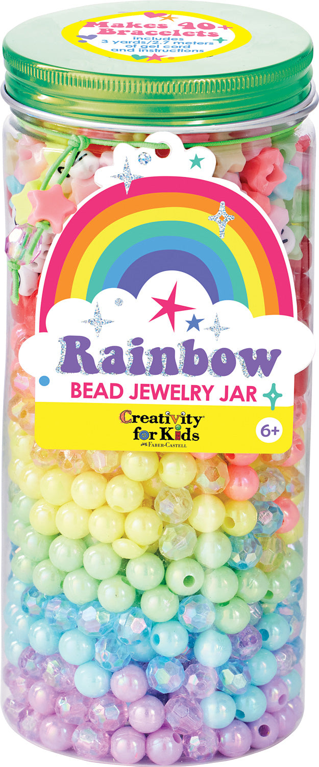 Bead Jewelry Jar Rainbow - Saltire Games