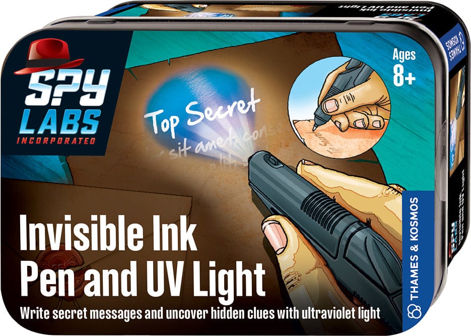 Spy Labs Invisible Ink Pen and UV Light - Saltire Games