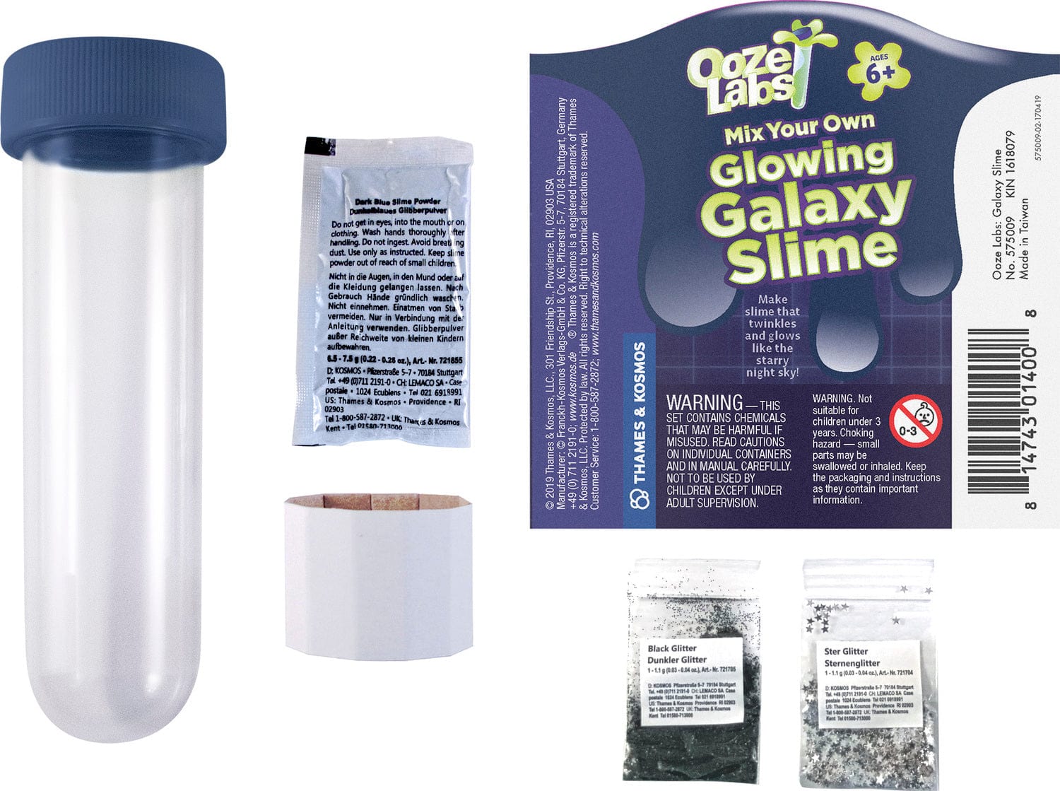 Ooze Labs 9: Glowing Galaxy Slime - Saltire Games