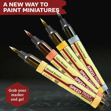 Army Painter Speedpaint Marker: Metallics Set - Saltire Games