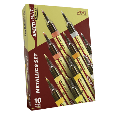 Army Painter Speedpaint Marker: Metallics Set - Saltire Games