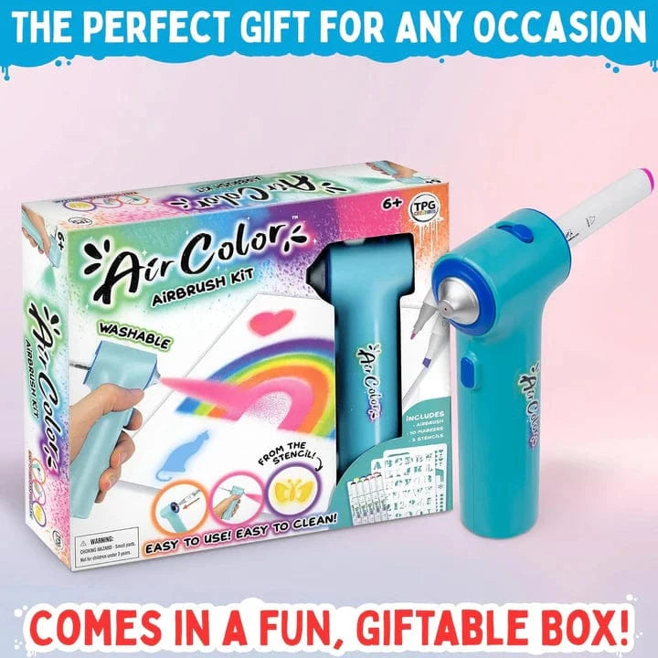 Air Color Airbrush Kit, Includes 10 Dual-Tip Markers - Saltire Games