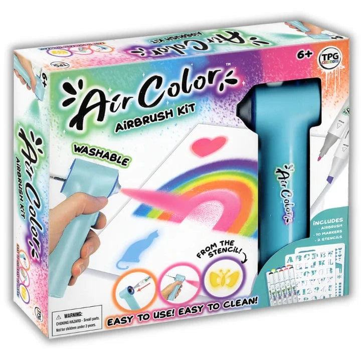 Air Color Airbrush Kit, Includes 10 Dual-Tip Markers - Saltire Games