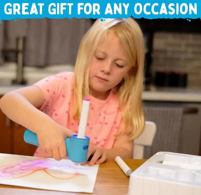 Air Color Airbrush Kit, Includes 10 Dual-Tip Markers - Saltire Games