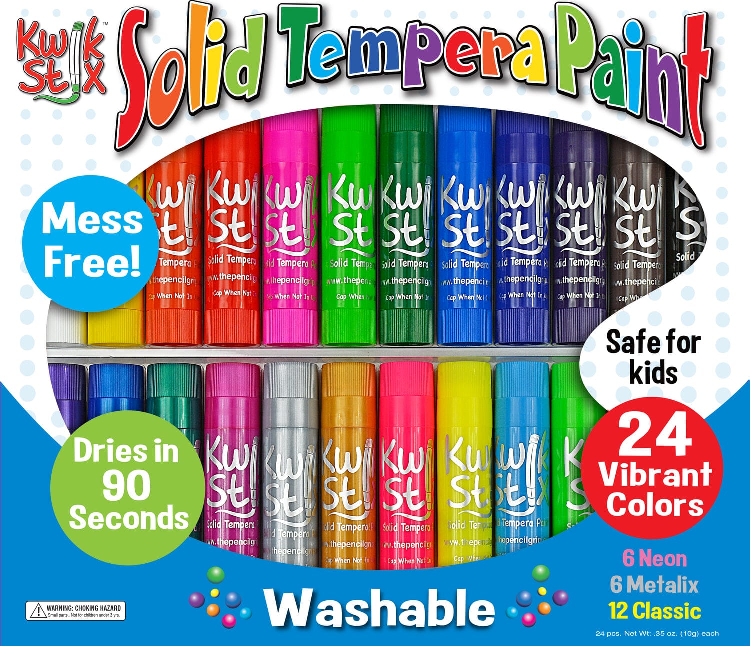 Toys - Arts & Crafts - Supplies The Pencil Grip, Inc. Default Kwik Stix - 24 pk