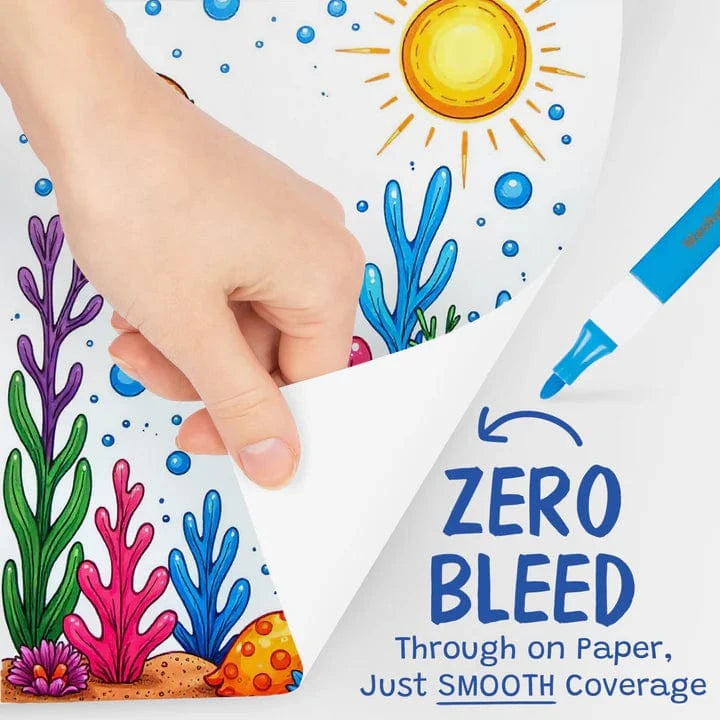 Washable Acrylic Markers, 36 Pack - Saltire Games