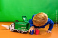 Crazy Truck Green Garbage Recycling Truck with Lights & Sound - Saltire Games