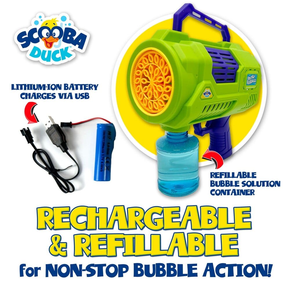 Scooba Duck Hyper Bubbles Blaster - Saltire Games
