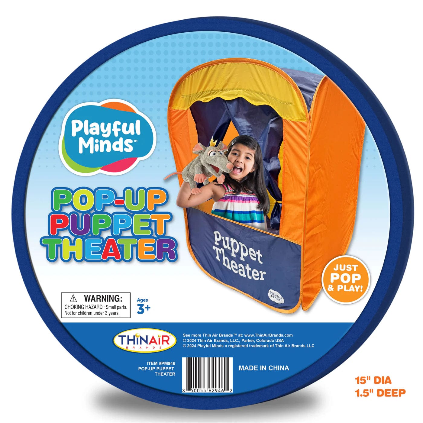 Toys - Plush - Puppets THiN AiR Brands Thin Air Brands Pop-Up Puppet Theater