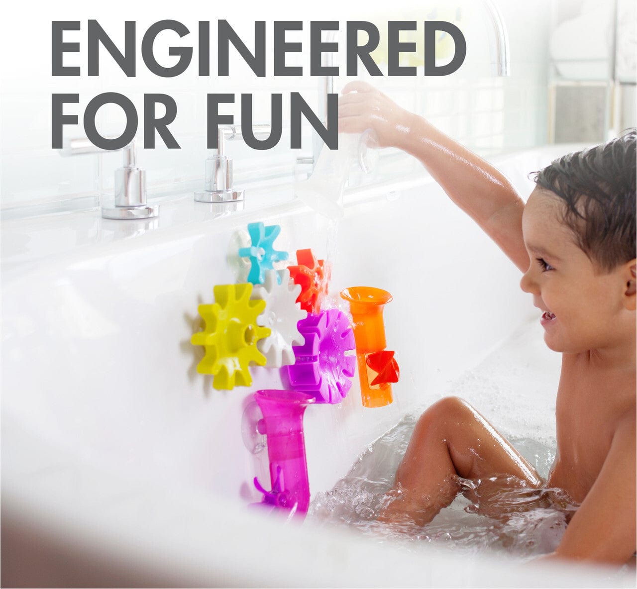 Pipes and Tubes and Cogs Bath Toy - Saltire Games