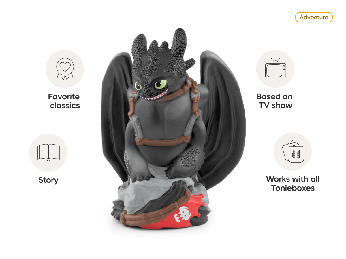 Toys - Music - Players & Accessories Tonies How to Train Your Dragon: Toothless Tonie