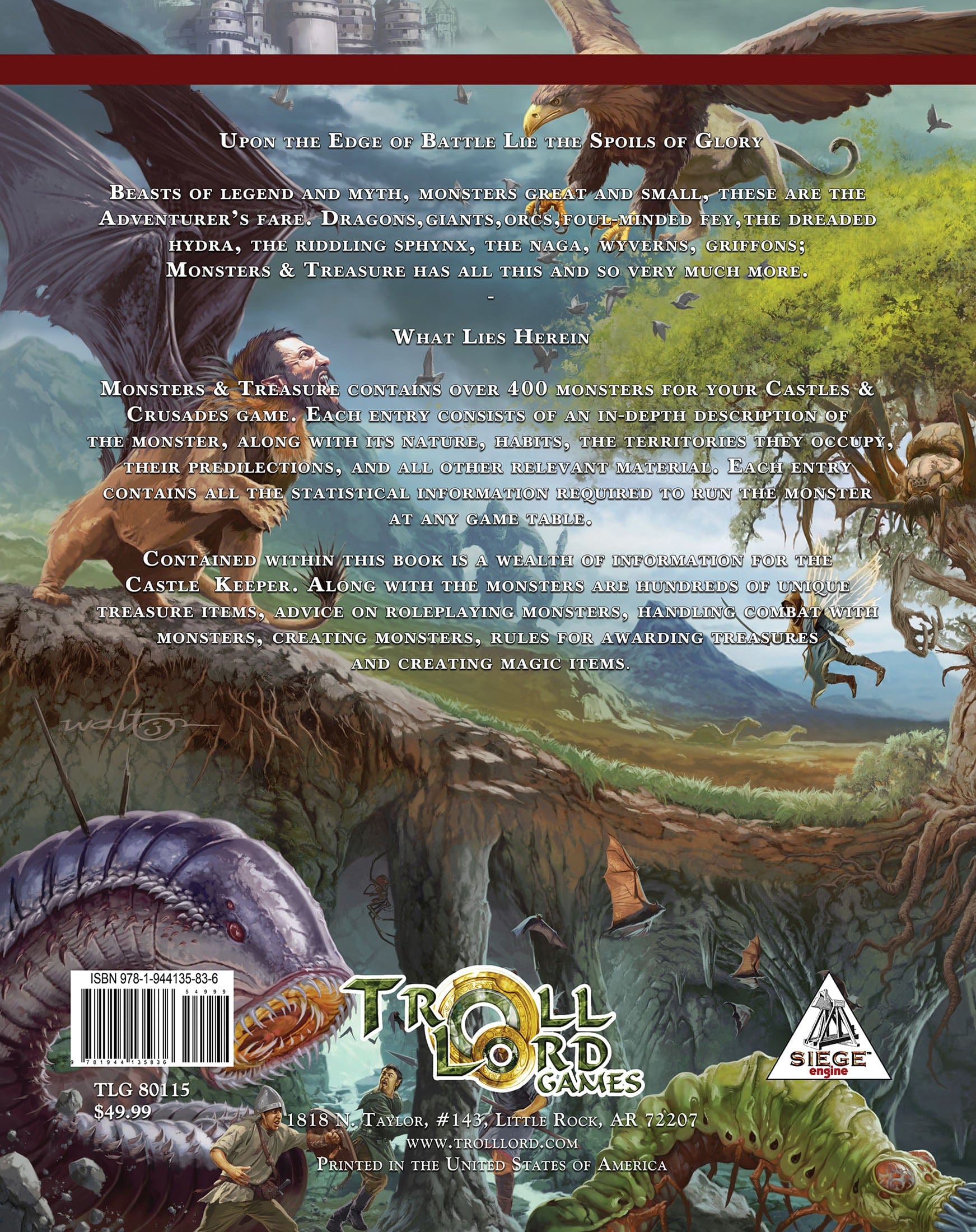 castles & crusades monsters & treasure Monsters & Treasure