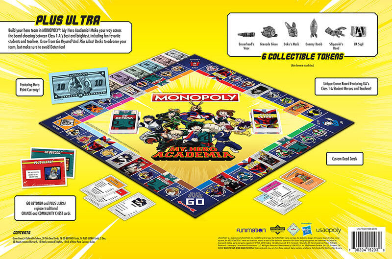 My Hero Academia Monopoly - Saltire Games