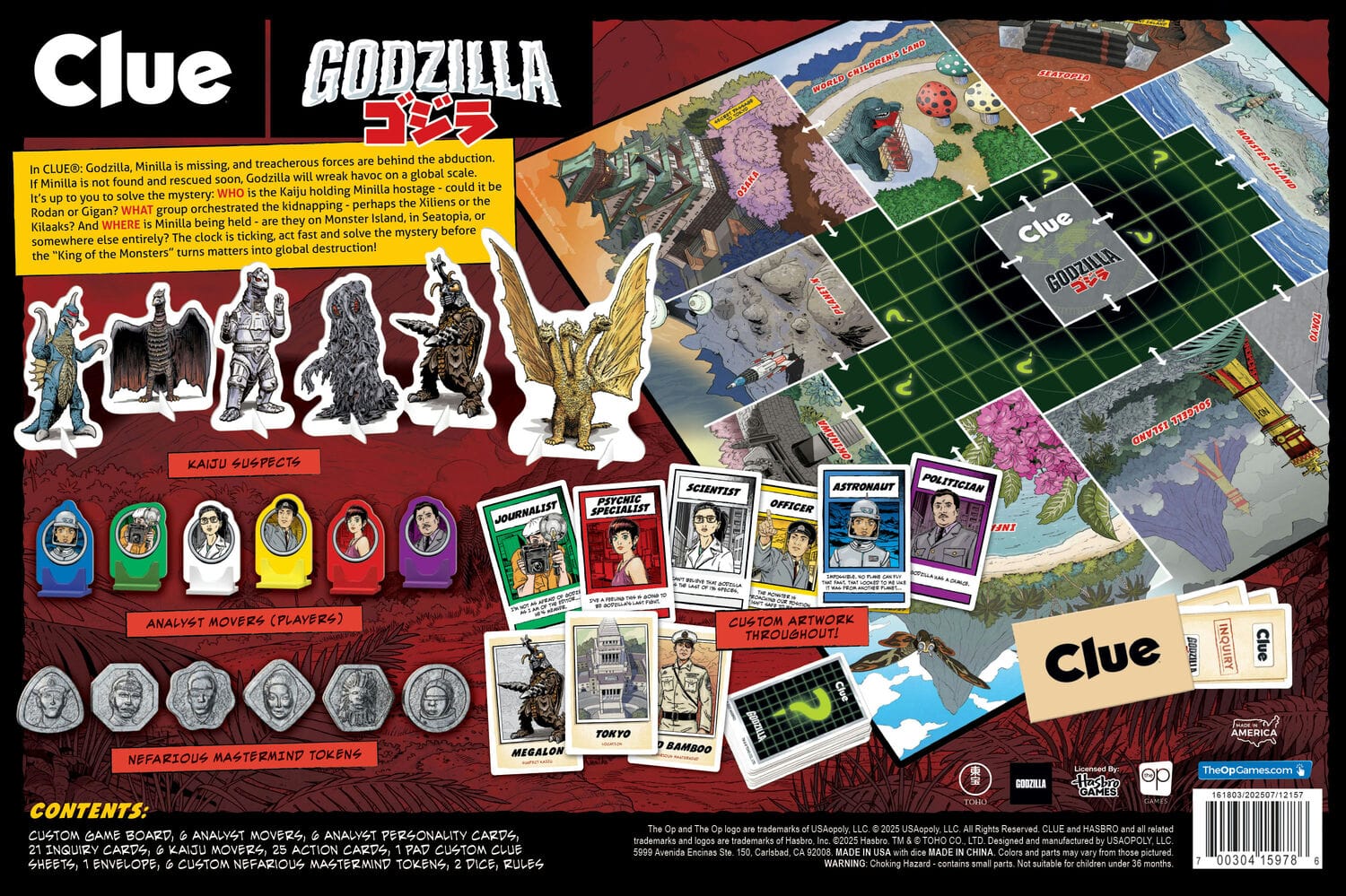 Clue - Godzilla - Saltire Games