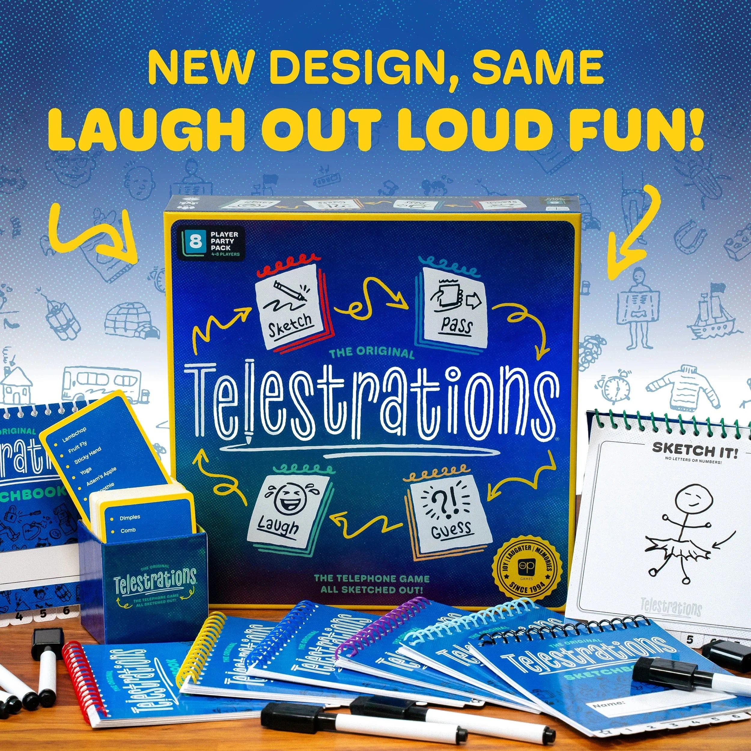 Telestrations® 8 Player (2nd Edition) - Saltire Games