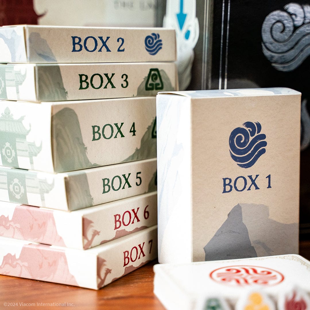 Avatar The Last Airbender: Aang's Destiny A Cooperative Deck-Building Game - Saltire Games