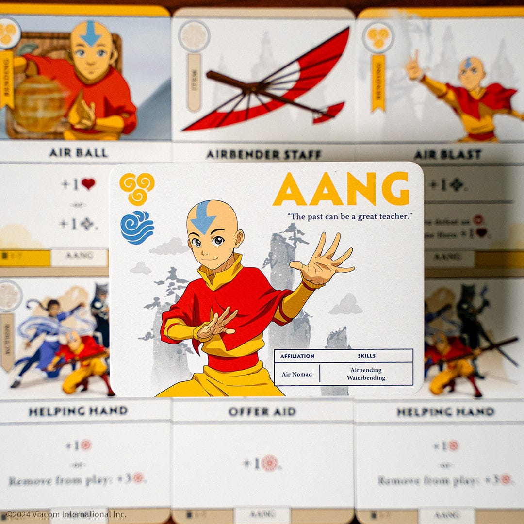 Avatar The Last Airbender: Aang's Destiny A Cooperative Deck-Building Game - Saltire Games