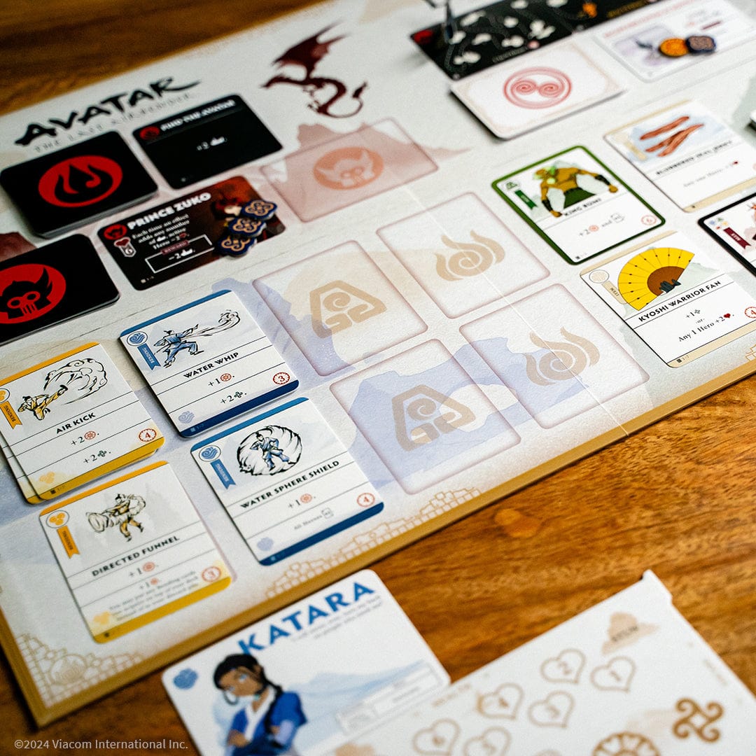 Avatar The Last Airbender: Aang's Destiny A Cooperative Deck-Building Game - Saltire Games