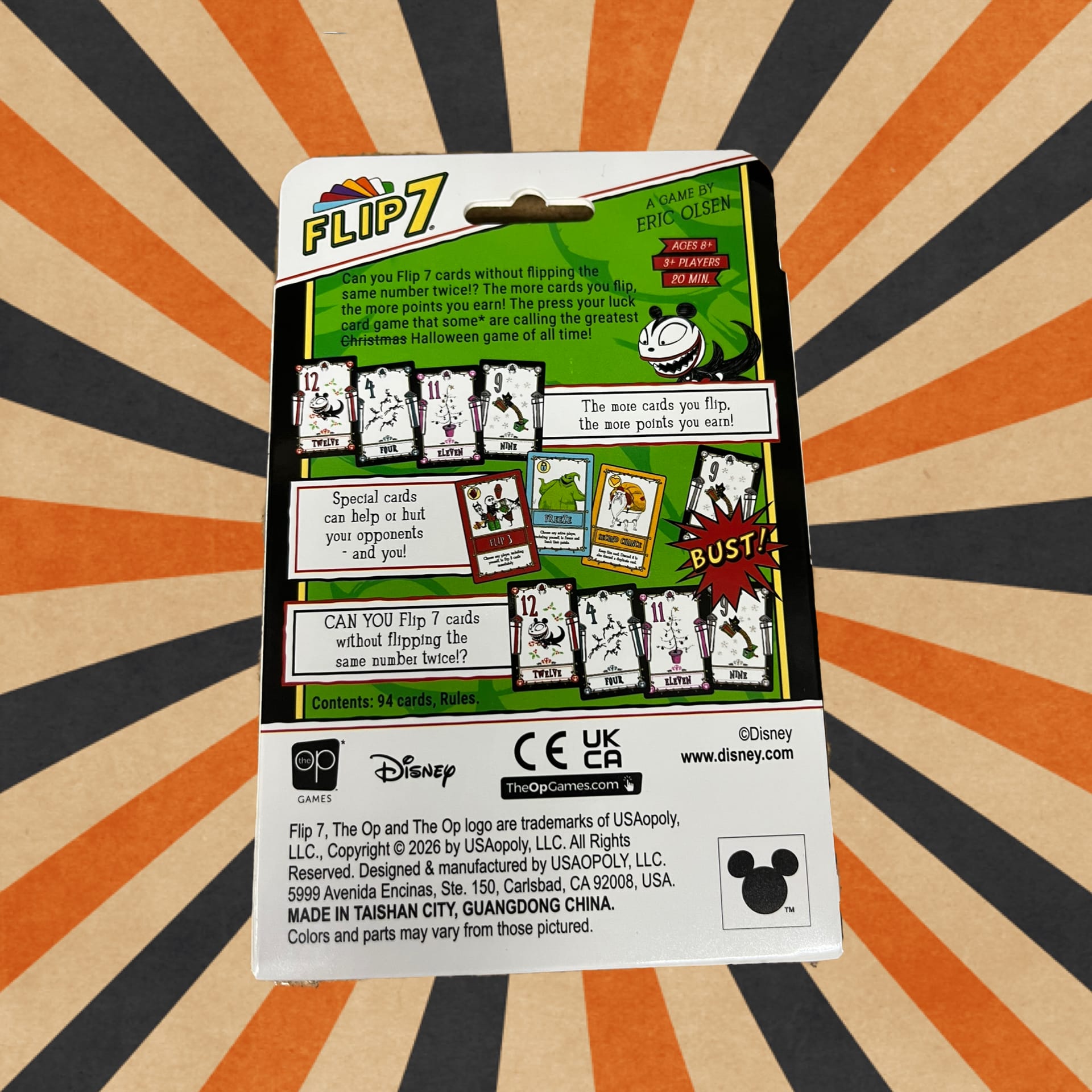 Flip 7: Nightmare Before Christmas - Saltire Games