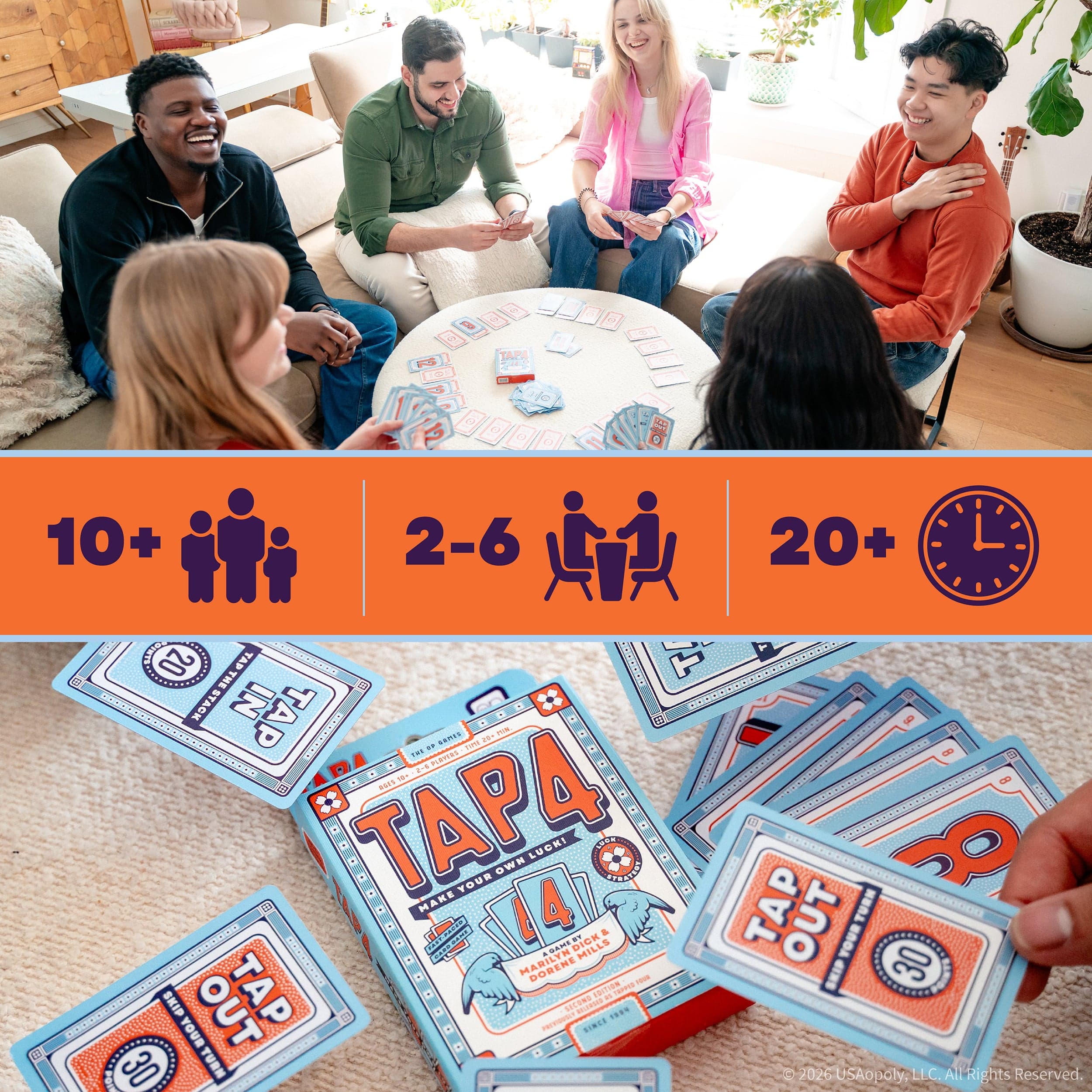 Board Games - Card Games USAopoly Tap 4
