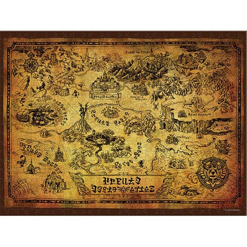 The Legend of Zelda Hyrule Map - PUZZLES (550 PIECE) - Saltire Games