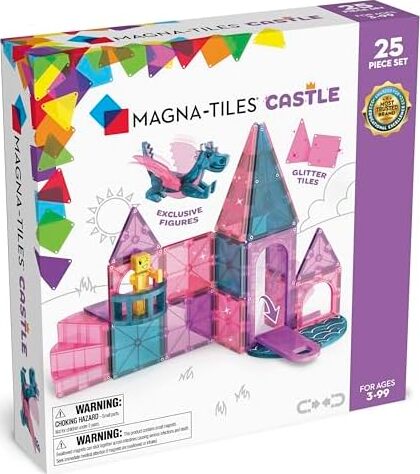 Magna-Tiles Castle 25 Piece Set - Saltire Games