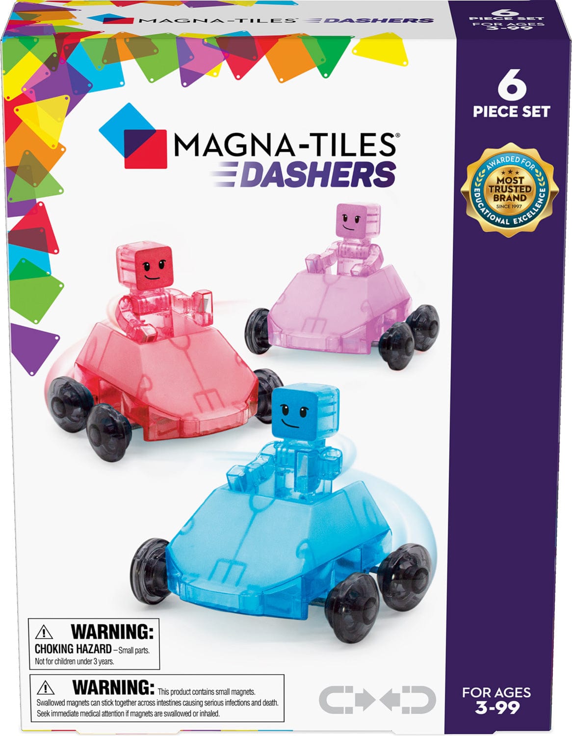 Magna-Tiles Dashers 6 Piece Set - Saltire Games